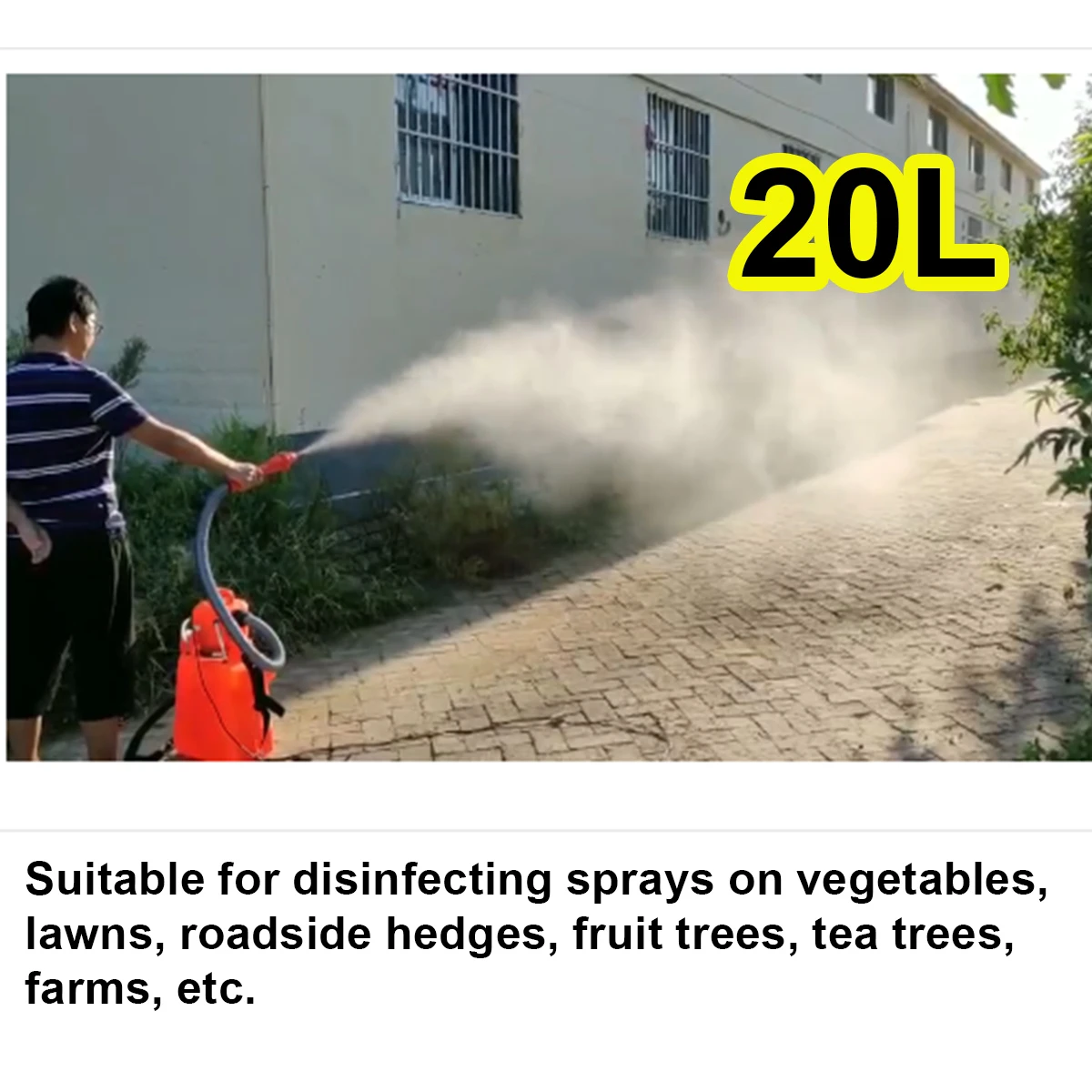 220V Electric ULV Sprayer Fogger Knapsack-Type For Farms Tea Fruit Trees Lawns