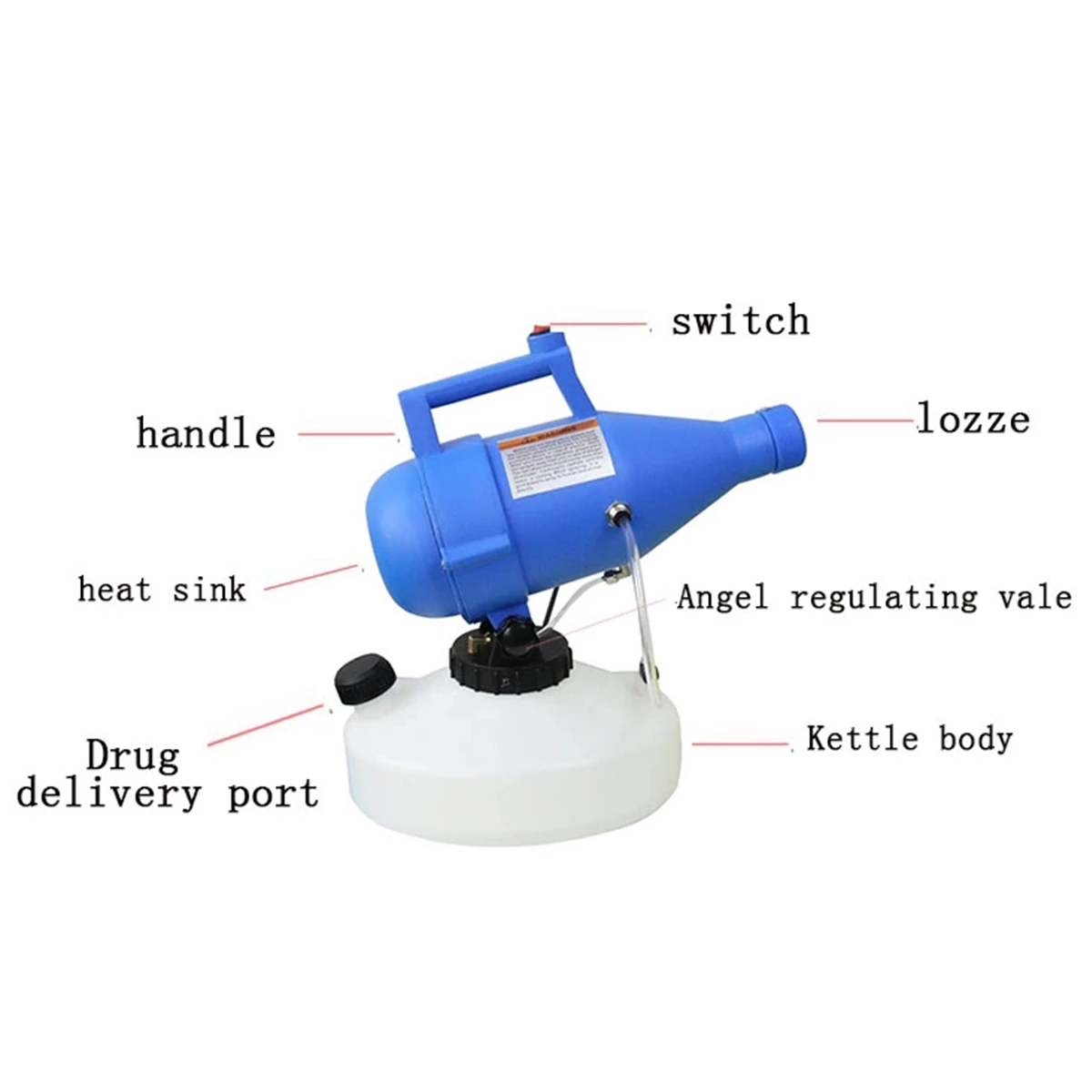 4.5L 220/110V Electric ULV Fogger Sprayer Cold Fogging Machine Disinfection Farm