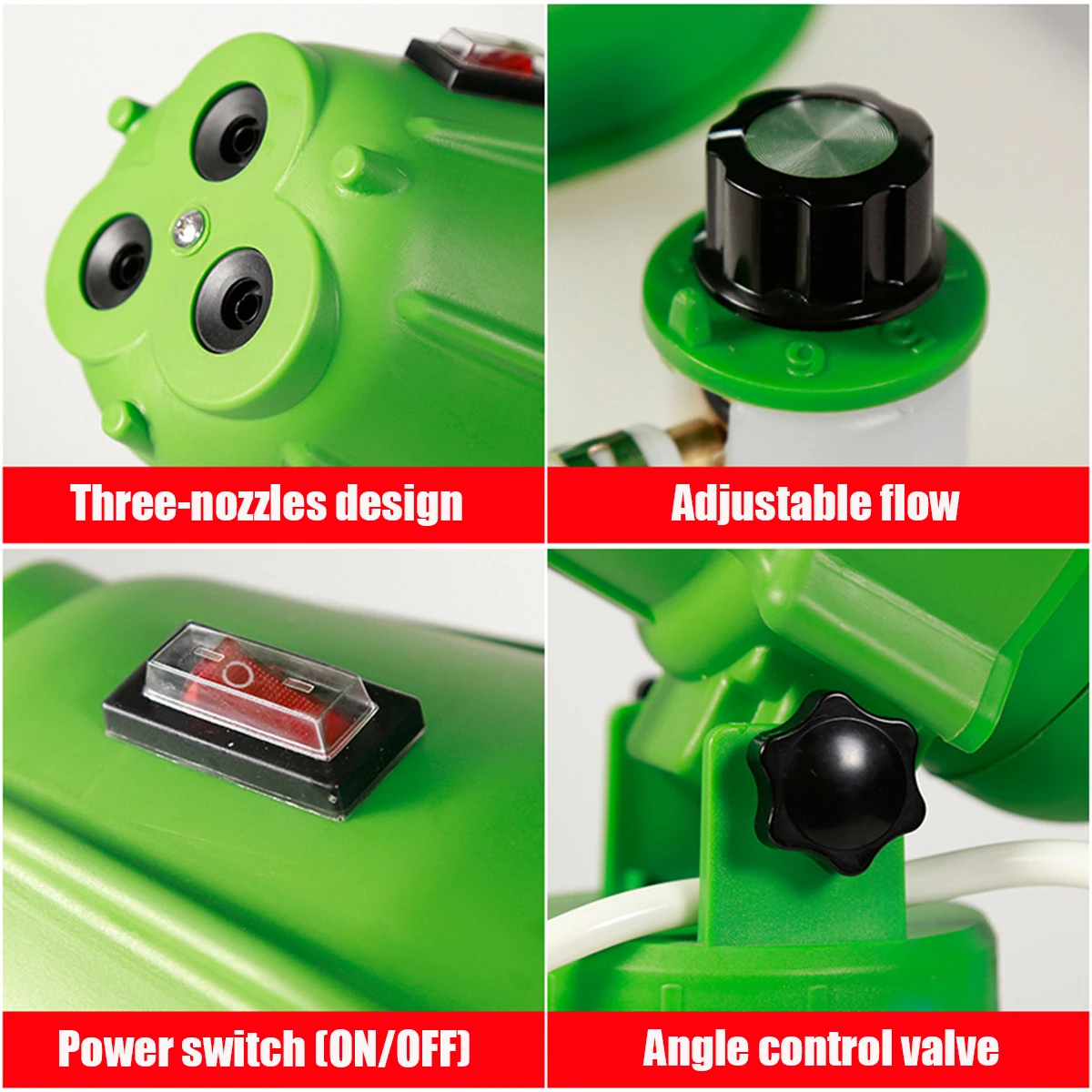 3 Nozzles Portable Ultra-low Capacity Nebulizer Disinfection Sprayer 110V/220V