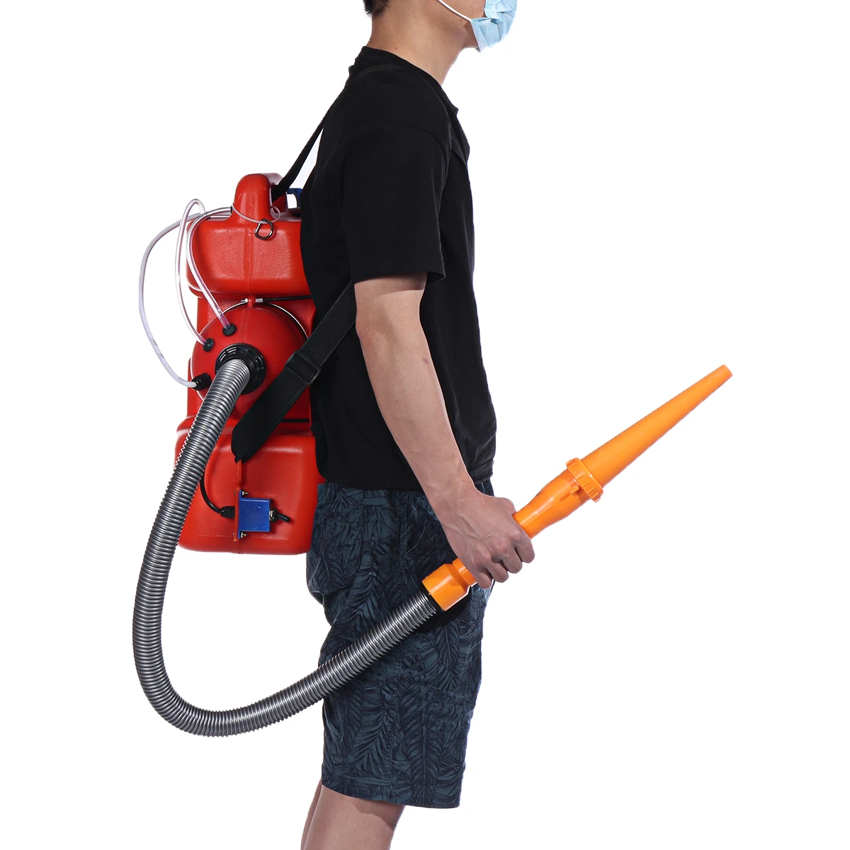 110V 20L 2200W Portable Electric Cold Fogger ULV Sprayer Nebulizer Hotels Residence Community Office Industrial Disinfection Sterilization InsecticidFarming US plug