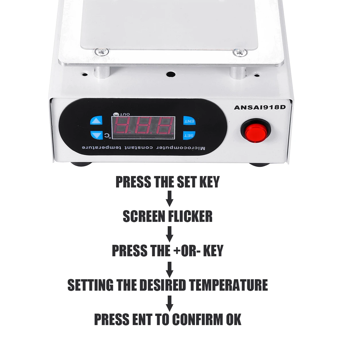 7'' Built-in Vacuum Mobile Phone LCD Glass Screen Separator Repair Machine