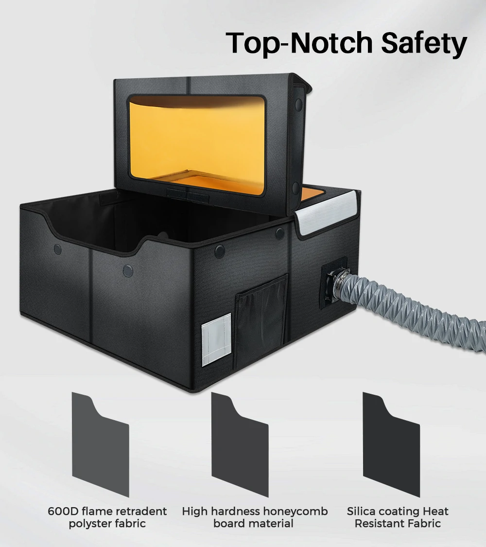 TWOTREES® TE700 Laser Engraver Enclosure with Vents Fireproof Materials Sound Insulation And Dust Protection Eye Protection