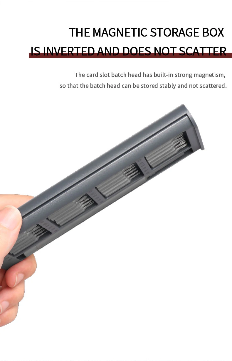 MT-M050 50-in-1 Precision Electrician Double-Sided Magnetic Tip Hand Tools Magnetic Screwdriver Set Screwdriver Bits