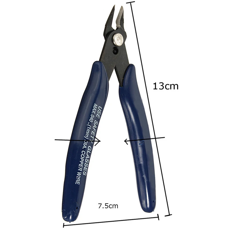 2PCS Electrical Cutting Plier Wire Cable Cutter Side Snips Flush Pliers Tool