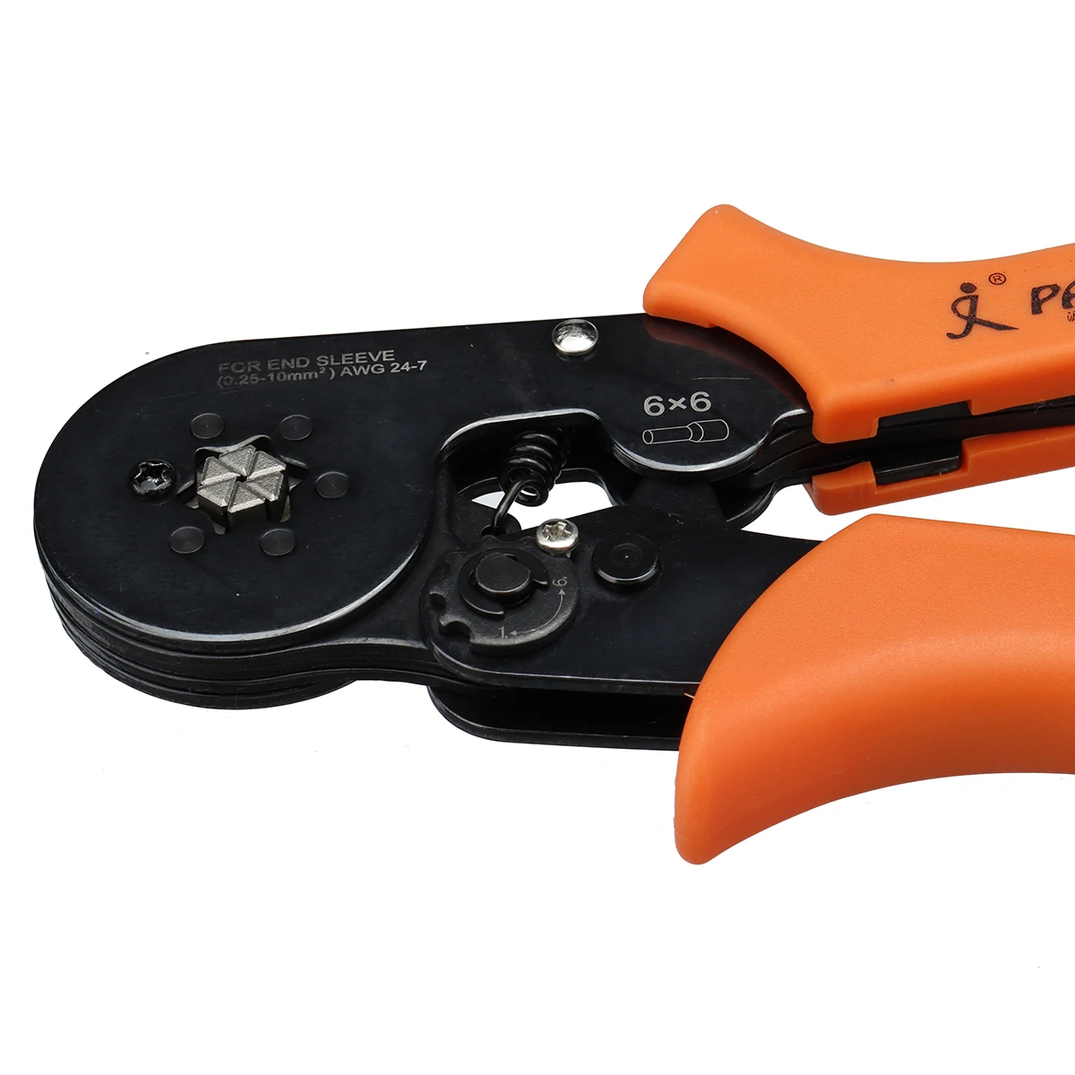 PARON JX-1687S Ratchet Type Labor-Saving 6 Side Terminal Crimping Plier