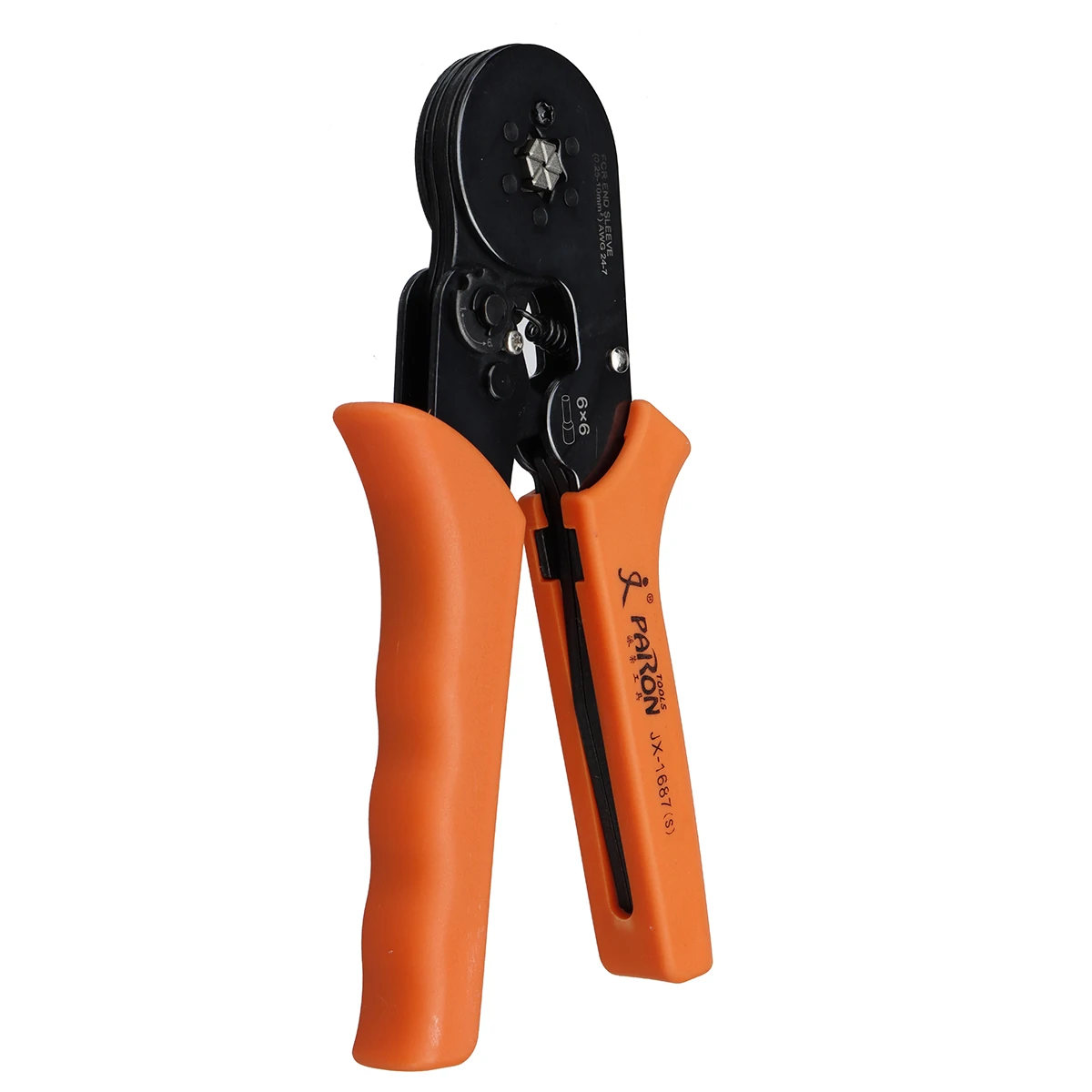 PARON JX-1687S Ratchet Type Labor-Saving 6 Side Terminal Crimping Plier
