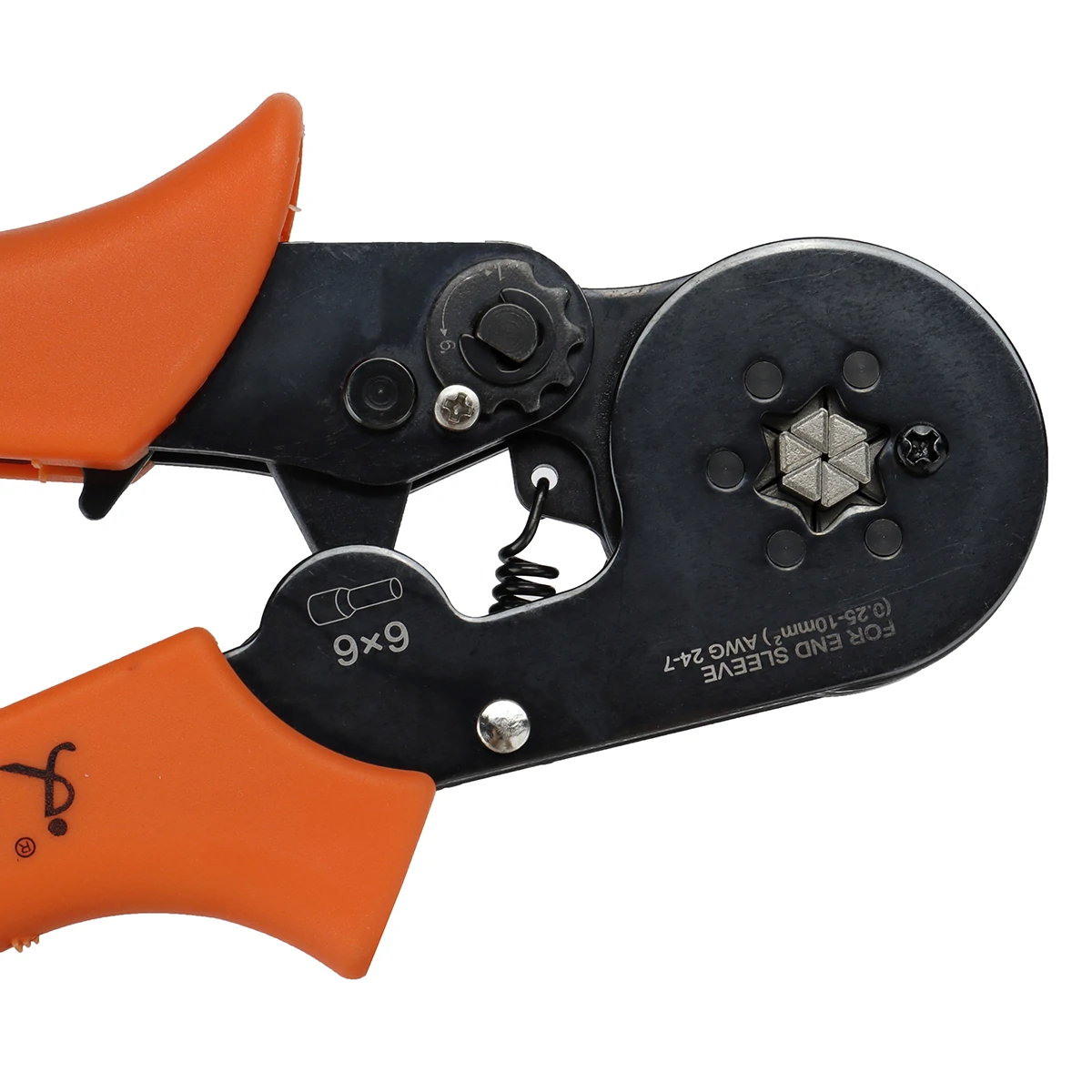 PARON JX-1687S Ratchet Type Labor-Saving 6 Side Terminal Crimping Plier