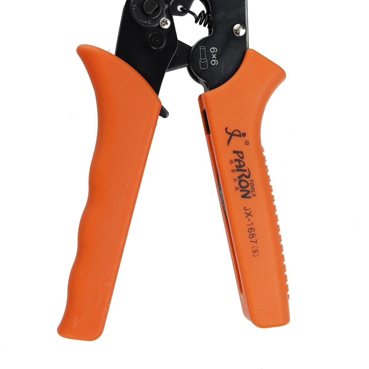 PARON JX-1687S Ratchet Type Labor-Saving 6 Side Terminal Crimping Plier