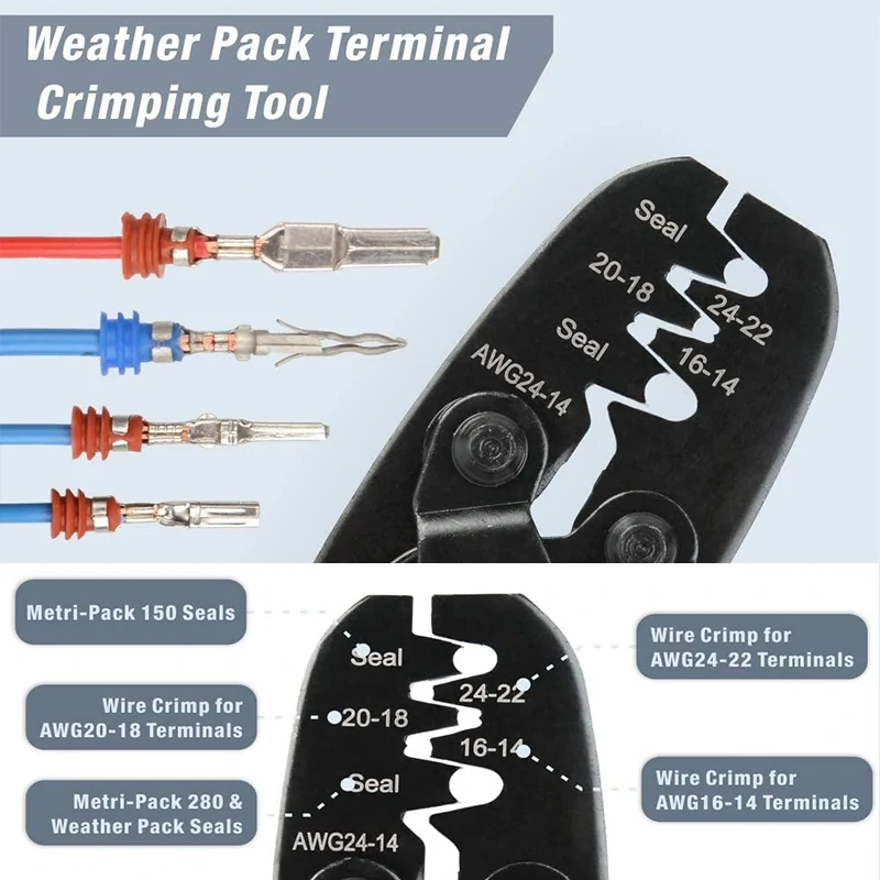 PARON JX-1941C Automotive Wiring Harness Terminal Crimping Plier Waterproof Connector Crimping Plier