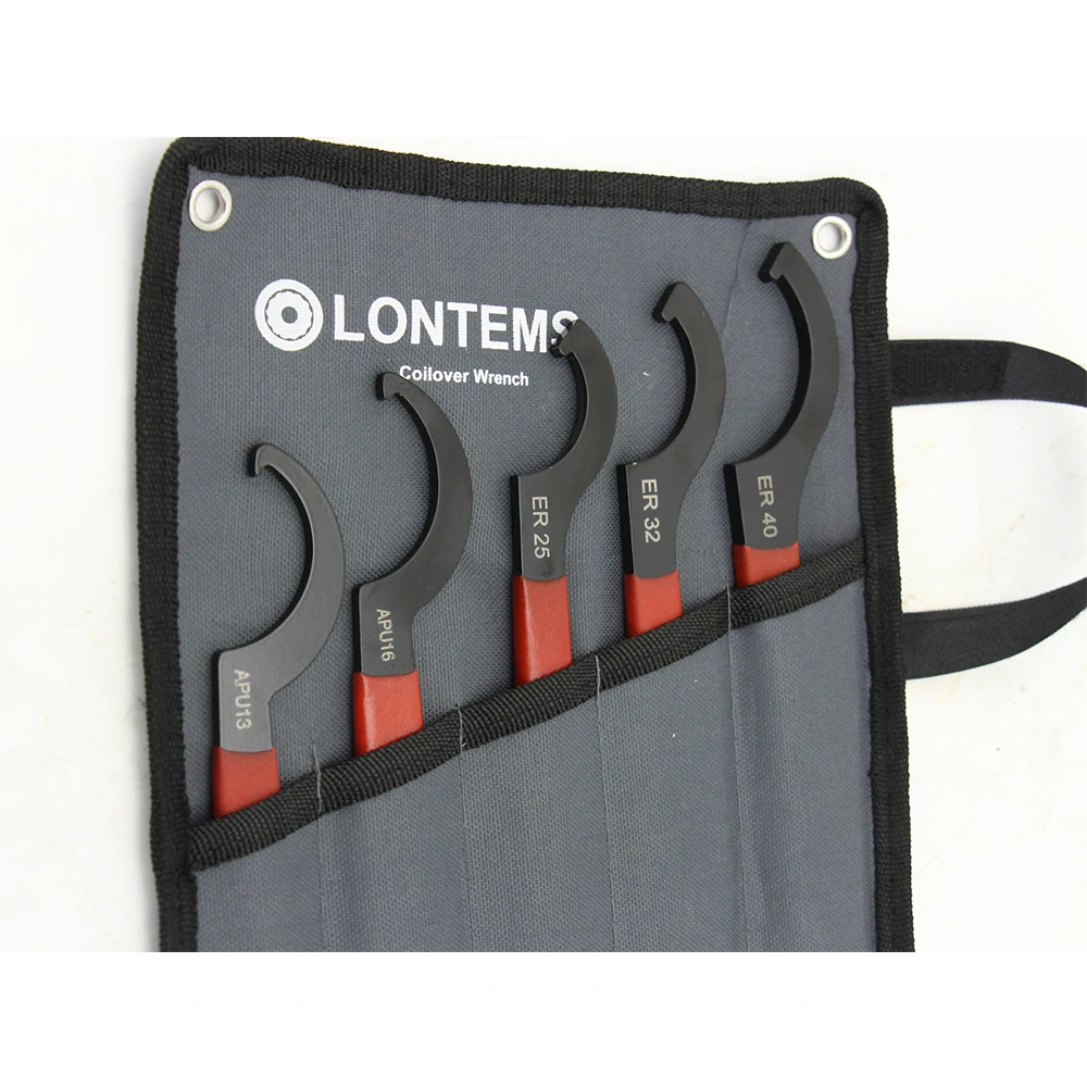 5PCS High-Speed Steel Wrench Set APU13 16 ER25 32 40 - Versatile Durable Tool Set for Precision Work-holding Fixtures