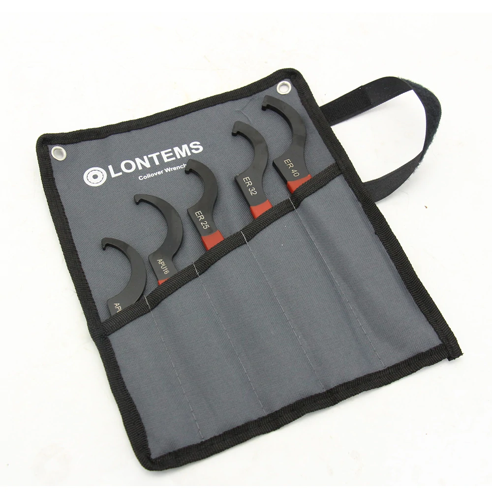 5PCS High-Speed Steel Wrench Set APU13 16 ER25 32 40 - Versatile Durable Tool Set for Precision Work-holding Fixtures