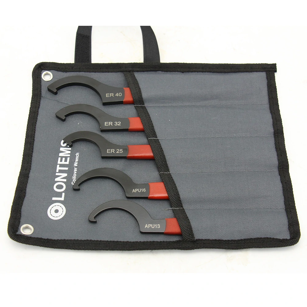 5PCS High-Speed Steel Wrench Set APU13 16 ER25 32 40 - Versatile Durable Tool Set for Precision Work-holding Fixtures