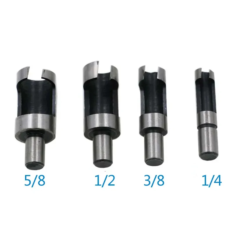 8PCS HSS Cork Drill Bit Set Wood Plug Cutter Drill Cutting Tool Drill Bit Set Bored Hole Tenon Drills