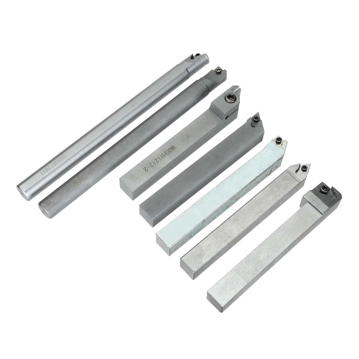 12mm Shank Wood Lathe Turning Tool Set Indexable Carbide Insert for Turning Boring Grooving Cutting Threading